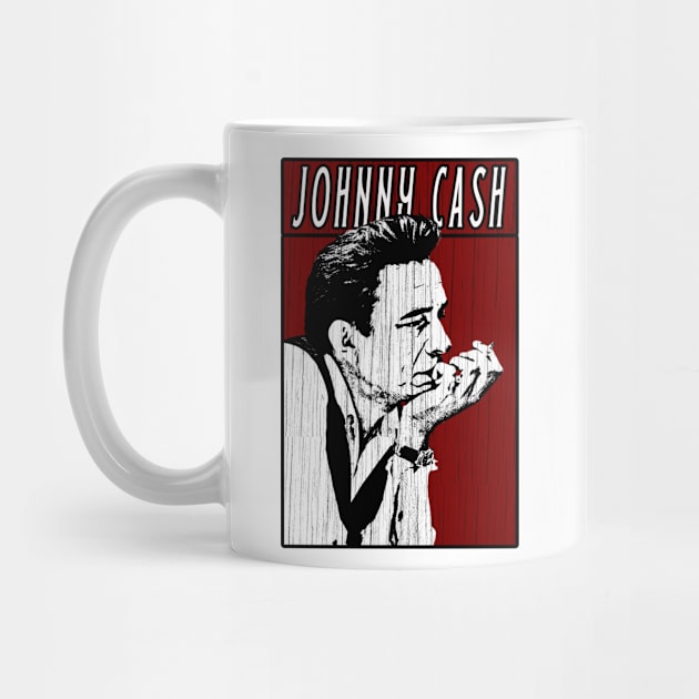 Retro Vintage Johnny Cash by Projectup